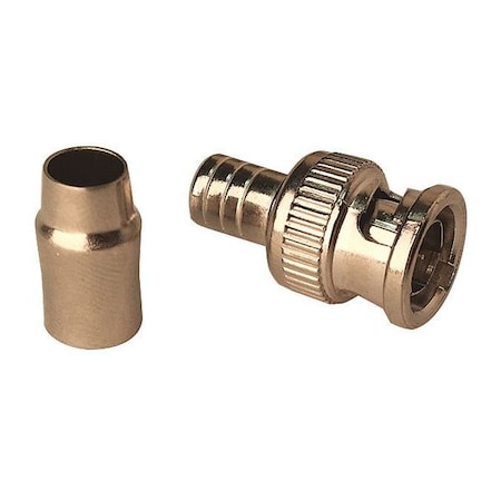 Coaxial Crimp Connector, BNC Male, PK100 MPN:VT-BNC-CRMP-ML100