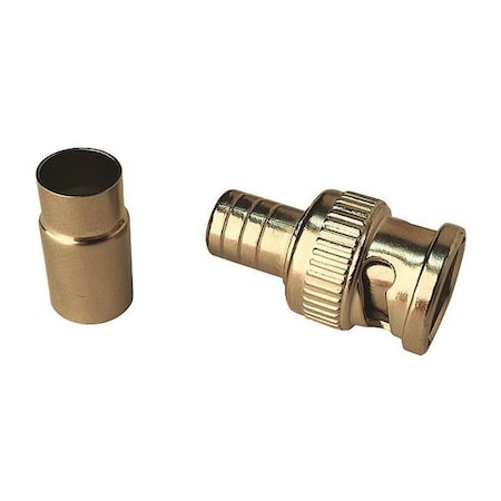 Coaxial Crimp Connector, BNC Male, PK100 MPN:VT-BNC-MRG6100