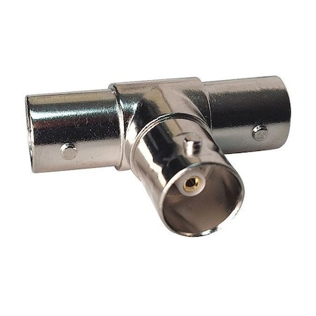 Coaxial T Connector, (3) BNC Female, PK100 MPN:VT-BNC-T-3F100