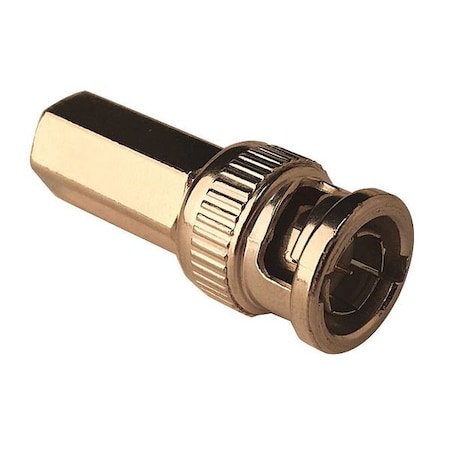 Coaxial Twist Connector, BNC Male, PK10 MPN:VT-BNC-TWST-RG610