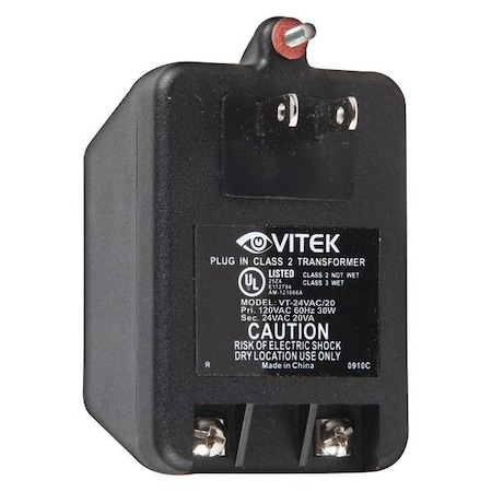 Power Supply, Output 24VAC, VA Rating 20 MPN:VT-24VAC/20