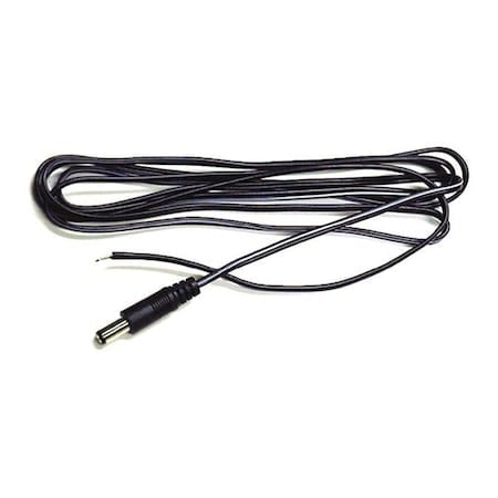Flying Power Lead, Rubber, 2.1mm Plug, Blk MPN:VT-ME1724101