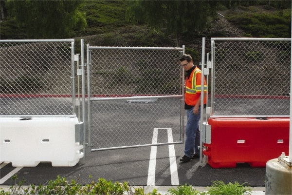 Pedestrian Barrier Gate Panel: Silver, Use with 45032-O & 45032-W MPN:45032- WWF-G6