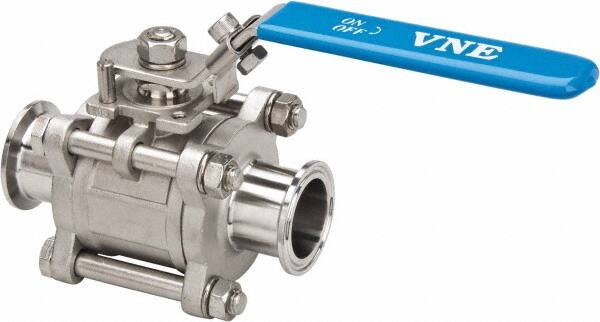 Sanitary Manual Ball Valve: 1-1/2