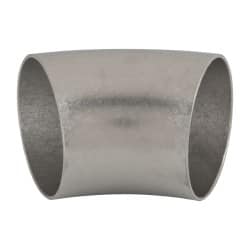 Sanitary Stainless Steel Pipe 45 &deg; Elbow, 2-1/2