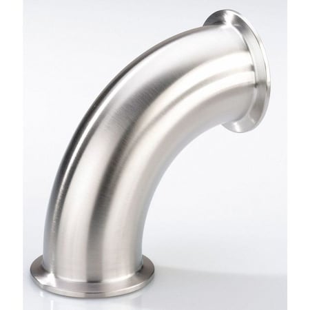 Clamp Reducing Elbow, 90 deg., T304 MPN:EG2C31CC4.0X2.5