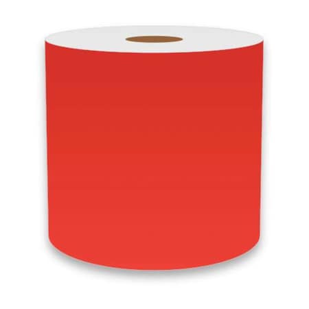 Label Tape, Orange, 4in W, For Mfr No. VnM4, FLUON-3102 MPN:FLUON-3102