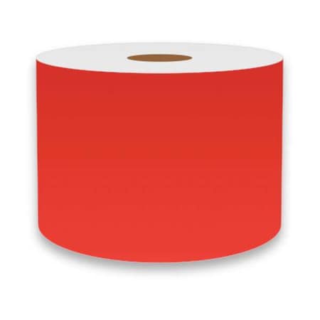 Label Tape, Orange, 3in W, For Mfr No. VnM4, FLUON-3762 MPN:FLUON-3762