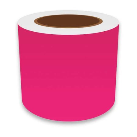 ContinuousLabelStock, Pink, Gloss, 4inW MPN:FLUPK-31028