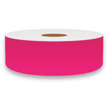 ContinuousLabelStock, Pink, Gloss, 1inW MPN:FLUPK-3254