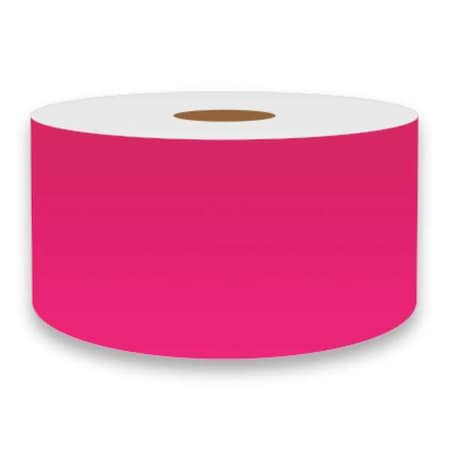 ContinuousLabelStock, Pink, Gloss, 2inW MPN:FLUPK-3508