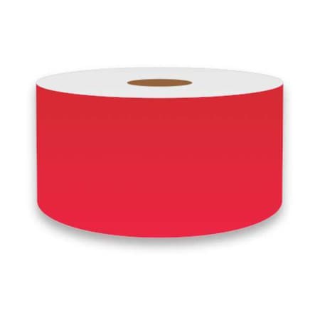 Label Tape, Red, 2in W, For Mfr No. VnM4, FLURD-3508 MPN:FLURD-3508