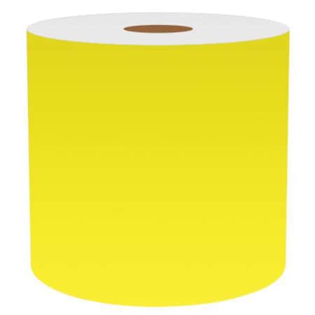 Label Tape, Yellow, 4in W, For Mfr No. VnM4, FLUYL-3102 MPN:FLUYL-3102