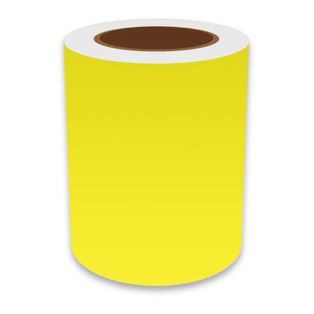 Label Tape, Yellow, 6in W, For Mfr No. VnM8, FLUYL-3152 MPN:FLUYL-3152