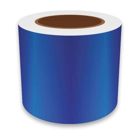 ContinuousLabelStock, Blue, Gloss, 4inW MPN:REFBL-31028