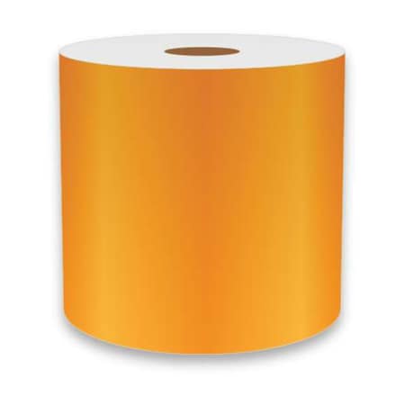Label Tape, Orange, 4in W, For Mfr No. VnM4, REFON-3102 MPN:REFON-3102