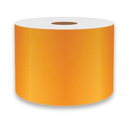 Label Tape, Orange, 3in W, For Mfr No. VnM4, REFON-3762 MPN:REFON-3762