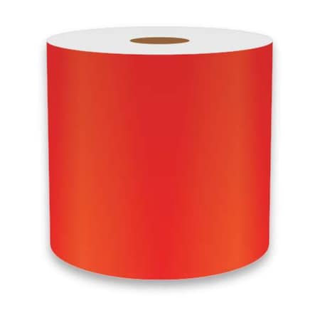 Label Tape, Red, 4in W, For Mfr No. VnM4, REFRD-3102 MPN:REFRD-3102