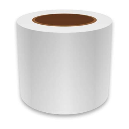 Label Tape, White, 4in W, For Mfr No. VnM8, REFWT-31028 MPN:REFWT-31028