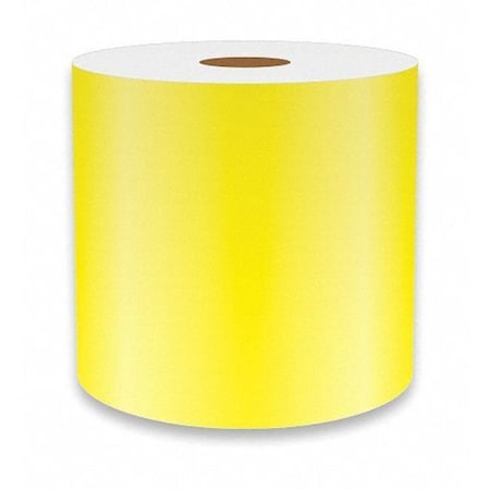 Label Tape, Yellow, 4in W, For Mfr No. VnM4, REFYL-3102 MPN:REFYL-3102