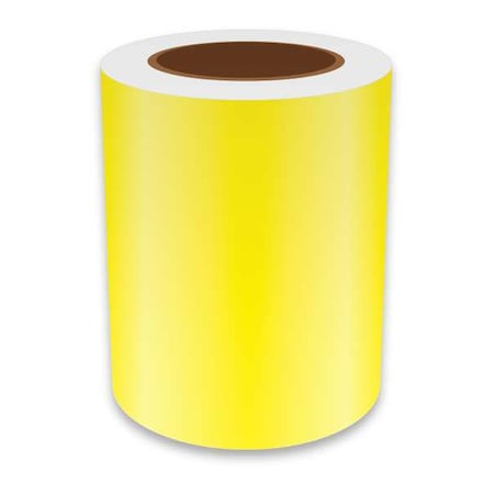 Label Tape, Yellow, 6in W, For Mfr No. VnM8, REFYL-3152 MPN:REFYL-3152