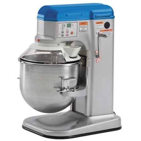 10 qt. Electric Food Mixer With Guard, SS MPN:40756