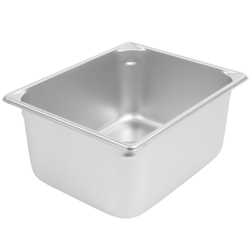 Hoffman Stainless Steel Steam Table Pans, Anti-Jam, 6inH x 10inW x 13inD, Pack Of 6 Pans MPN:VL30262