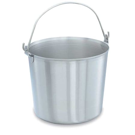 13 qt. Dairy Pail, Silver, Stainless Steel MPN:59120