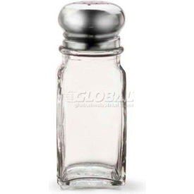 Vollrath® Traex Nostalgic Salt & Pepper Shakers 202-12 Stainless Steel Top 2 Oz 202-12 - Pkg Qty 12