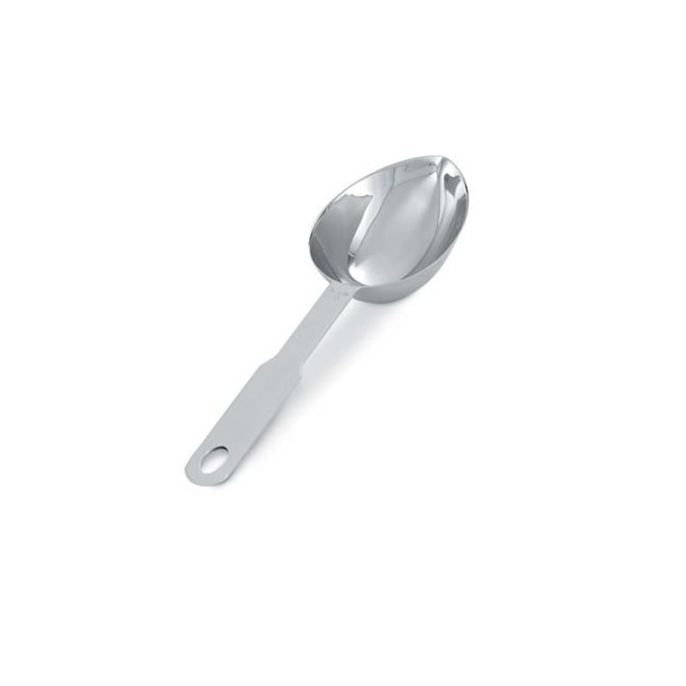 Vollrath Heavy-Duty Oval Measuring Spoon, 1/3 Cup, Silver MPN:47057