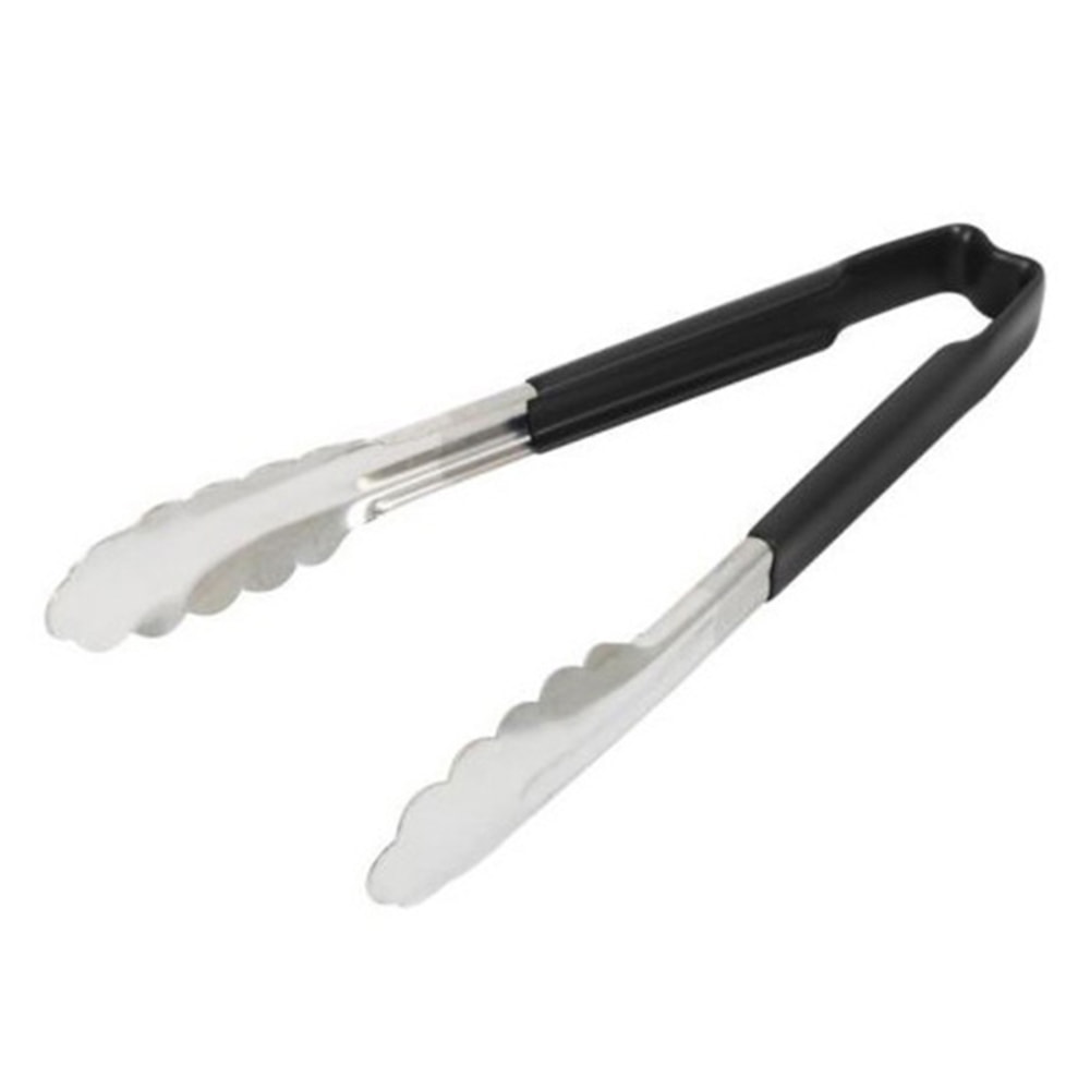 Vollrath Tongs With Antimicrobial Protection, 9-1/2in, Black MPN:4780920