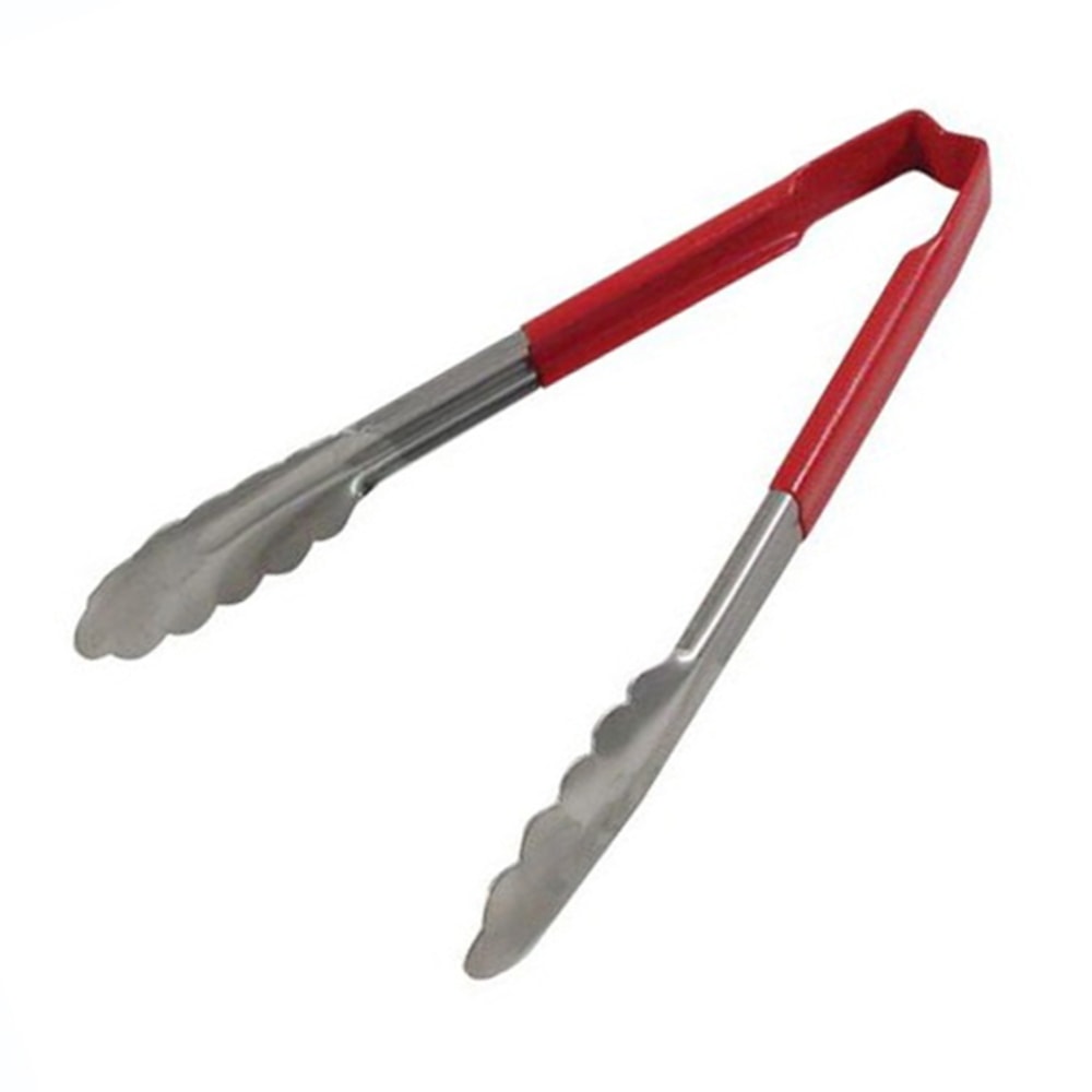 Vollrath 9in Tongs With Antimicrobial Protection, Red MPN:4780940