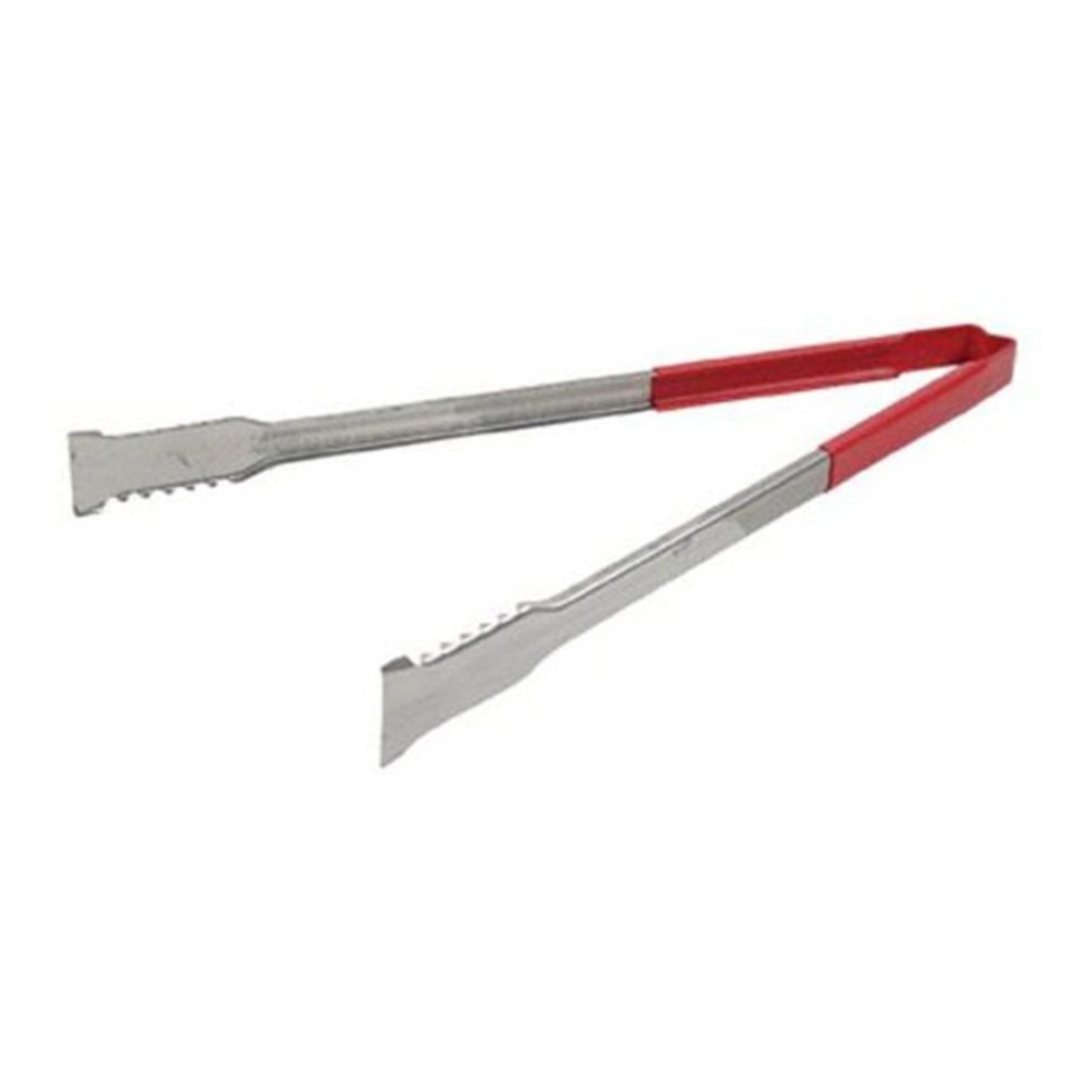Vollrath 16in Tongs With Antimicrobial Protection, Red MPN:4791640