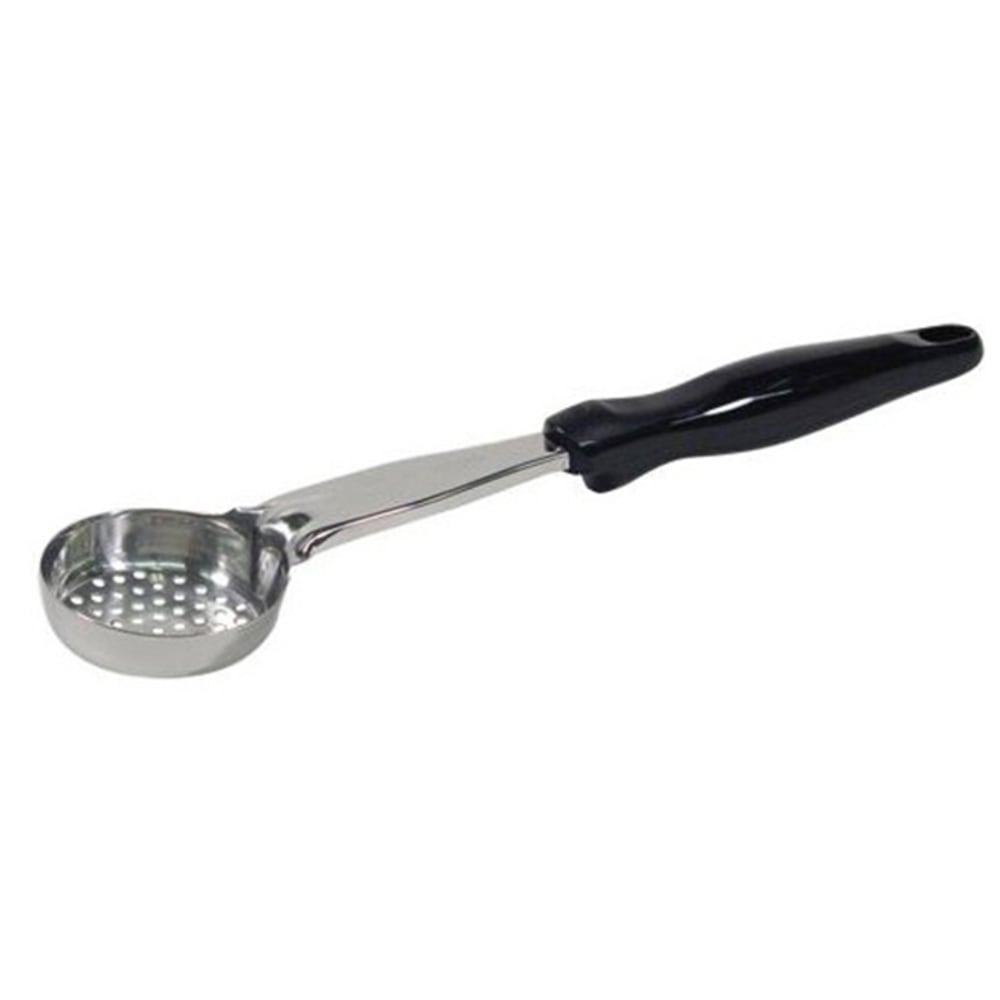Vollrath Perforated Spoodle Portion Spoon With Antimicrobial Protection, 2 Oz, Black MPN:6432220