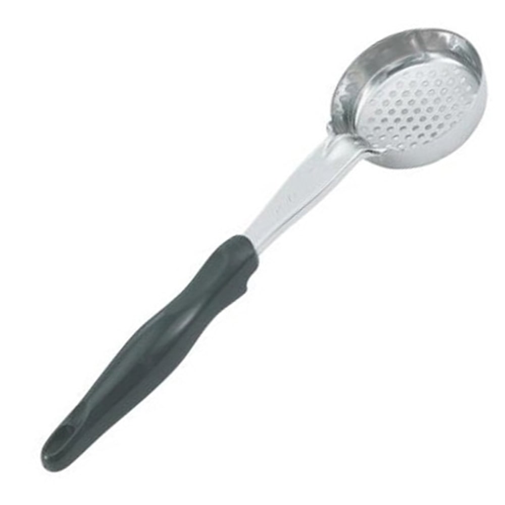Vollrath Spoodle Perforated Portion Spoon With Antimicrobial Protection, 4 Oz, Black MPN:6432420