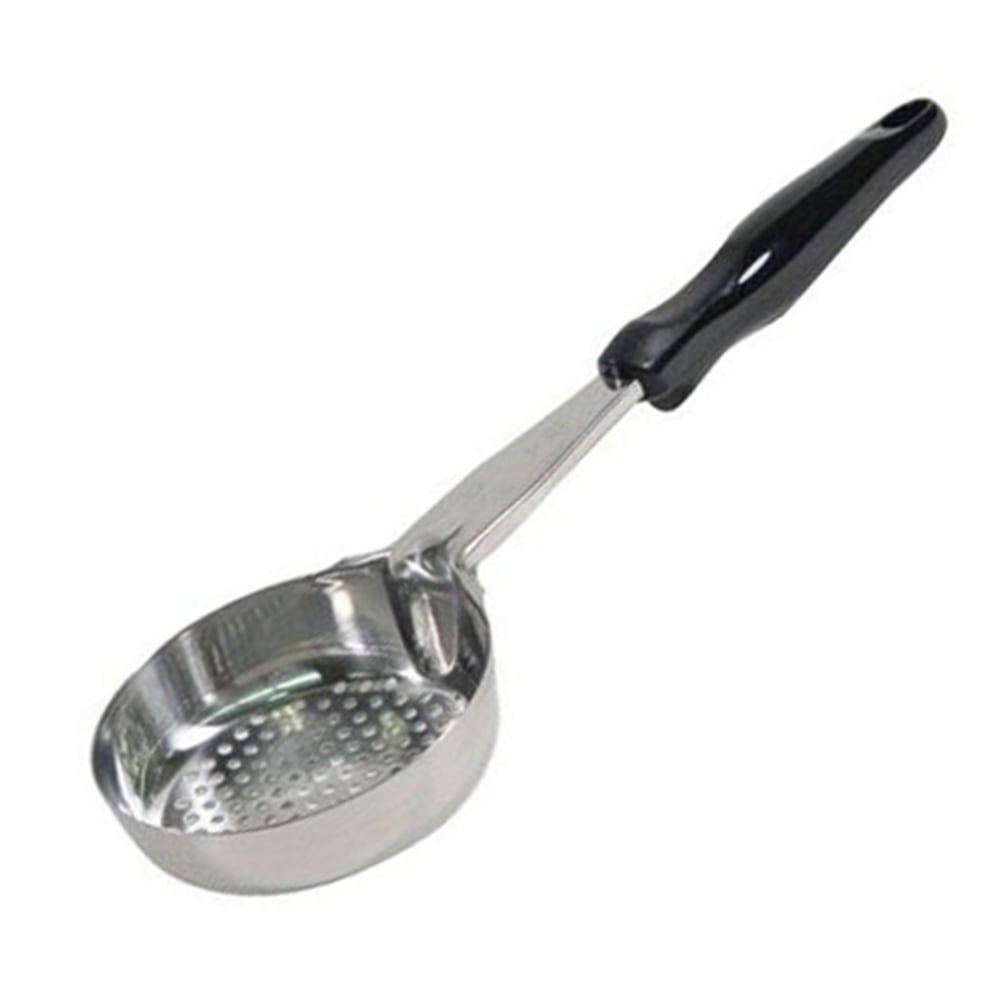 Vollrath Spoodle Perforated Portion Spoon With Antimicrobial Protection, 8 Oz, Black MPN:6432820