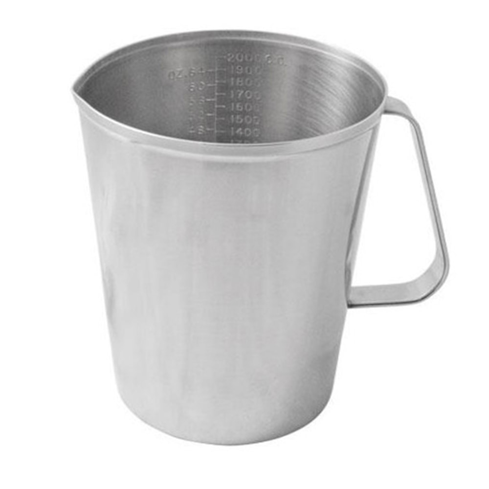 Vollrath Measuring Cup, 64 Oz, Silver MPN:95640
