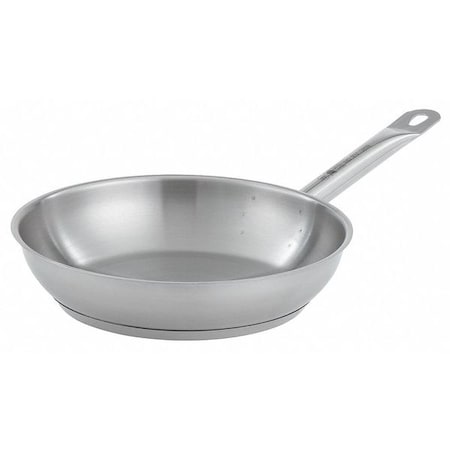 Stainless Steel Fry Pan, 9-1/2 In. Dia. MPN:3809