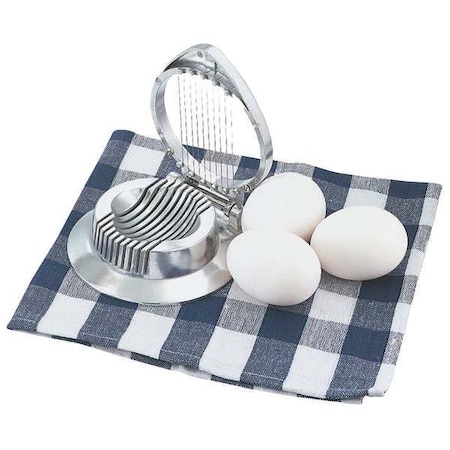 Egg Slicer, 4.3 in W, Aluminum MPN:47040
