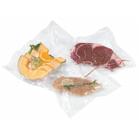 Vacuum Sealer Bag, 6 In L, 8 In W, PK100 MPN:23850