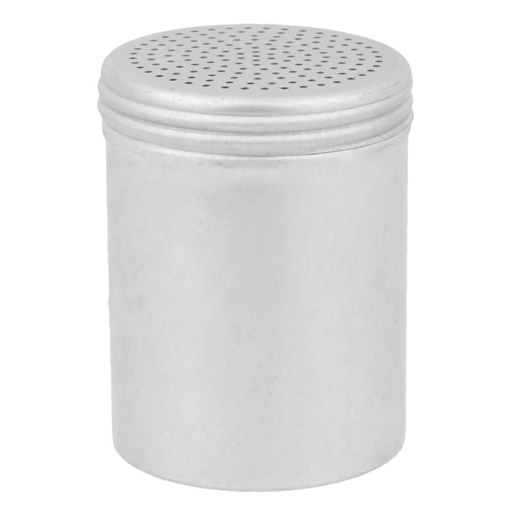 Hoffman Coarse Aluminum Salt And Pepper Shakers, Silver, 10 Oz, Pack Of 12 Shakers MPN:VL68181