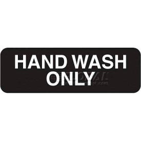 Vollrath® Hand Wash Only Sign 4504 3