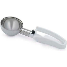 Vollrath® Standard Length Squeeze Disher 47390 White 4.7 Oz. Capacity 47390 - Pkg Qty 12