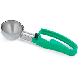 Vollrath® Standard Length Squeeze Disher 47393 Green 2.8 Oz. Capacity 47393 - Pkg Qty 12