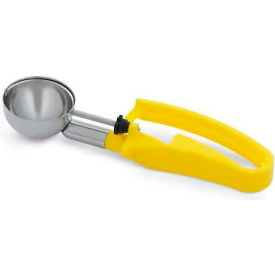 Vollrath® Standard Length Squeeze Disher 47396 Yellow 1.8 Oz. Capacity 47396 - Pkg Qty 12