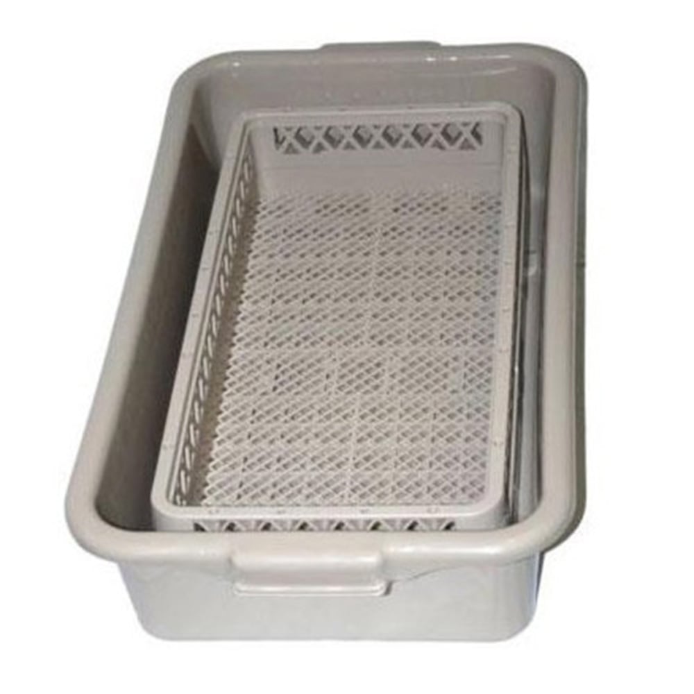 Vollrath Traex Rack-Master Half-Size Flatware Rack, 2-1/16inH x 10inW x 19-3/4inD, Gray MPN:1393