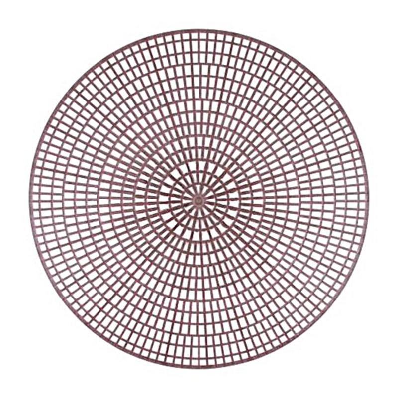 Vollrath Tray-Mate Round Non-Skid Tray Mat, 16in, Brown MPN:1620-01