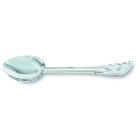 Basting Spoon, 18 in L, Silver MPN:46990