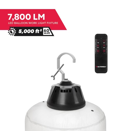 Balloon Light Fixture, 7, 800 lm MPN:BL-60-G1