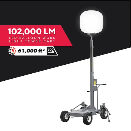 Balloon Light Tower Cart, 102, 000 lm MPN:VT-LC-102K-G1